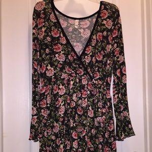 Floral Wrap Dress